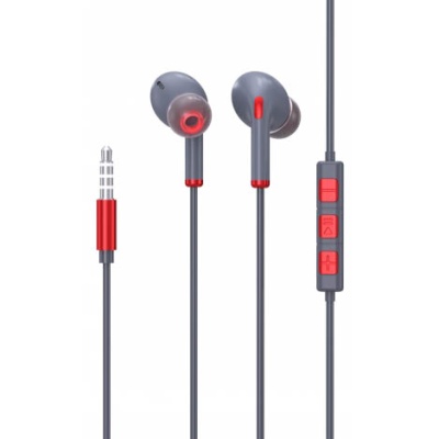 навушники skydolphin sr01 with mic red 