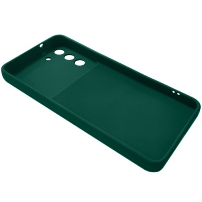 Купить силіконовий чохол camera protection для samsung s21 fe (темно-зелений) онлайн