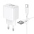 Мережевий Зарядний Пристрій Borofone BAS41A 2USB/12W/2.4A + (USB - Type-C) (Білий) мережевий зарядний пристрій borofone bas41a 2usb/12w/2.4a + (usb - type-c) (білий)