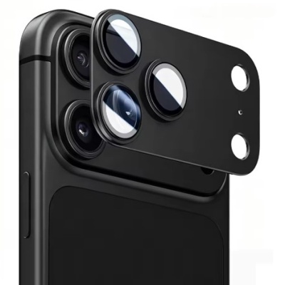 захисна накладка для apple на камеру iphone 18 pro max/ 17 pro max wsfive з ar+af покриттям в упаковці (black) 
