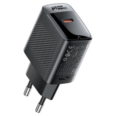 мережевий зарядний пристрій acefast a102 pd30w (1type-c) (чорний) 