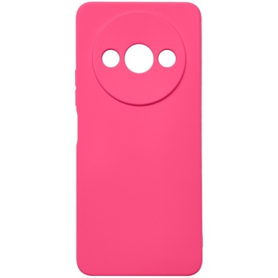 Купить силіконовий чохол soft silicone case для xiaomi redmi a3/poco c61 (малиновий) онлайн