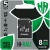 карта пам'яті hi rali microsdhc 8gb uhs-1 10 class + adapter (чорний) 
