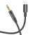 кабель aux hoco upa19 3.5mm(male) - lightning(male) 1m (чорний) 