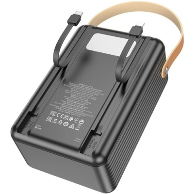 додаткова батарея power bank borofone bj32 terra pd20w+qc3.0 22.5w 80000 mah (чорний) 