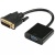 Перехідник DVI - VGA(F) (Чорний) 0.25m перехідник dvi - vga(f) (чорний) 0.25m