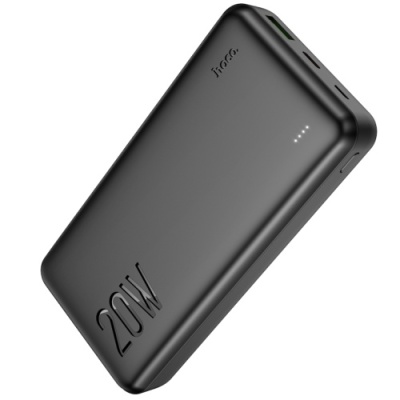 додаткова батарея power bank hoco j87a pd20w+qc3.0 20000 mah (чорний) 