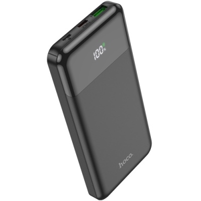 додаткова батарея power bank hoco j102 cool figure pd20w+qc3.0 10000mah (чорний) 