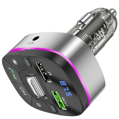 FM Модулятор Hoco E71 (Чорний)