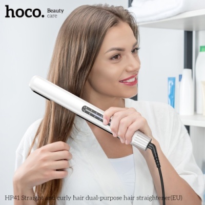випрямляч для волосся hoco hp41 (білий) 