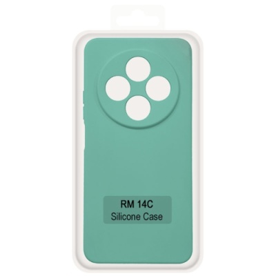 Купить чохол soft silicone case full для xiaomi redmi 14c/poco c75/redmi a4/17c (бірюзовий) онлайн