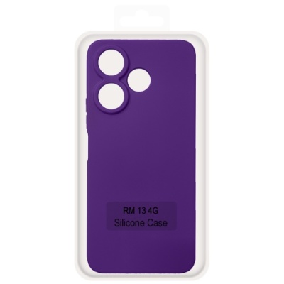 Купить чохол soft silicone case full для xiaomi redmi 13 4g/poco m6 4g (фіолетовий) онлайн