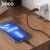 кабель hoco x90 cool silicone usb - lightning 2.4a/1m (чорний) 