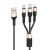 Кабель Hoco X26 Xpress 3in1 USB - (Lightning+MicroUSB+Type-C) 2.0A/1m (Чорно-золотий) кабель hoco x26 xpress 3in1 usb - (lightning+microusb+type-c) 2.0a/1m (чорно-золотий)
