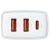 мережевий зарядний пристрій baseus compact quick charger (ccxj-e02) 2usb/18w/qc3.0 + 1type-c/30w/pd (білий) 