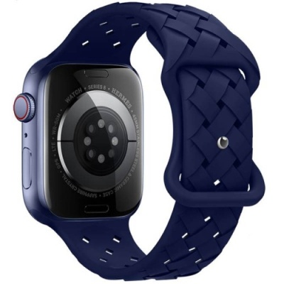 ремінець hoco wa16 для apple watch 1-11 (38/40/41mm) (navy blue) 