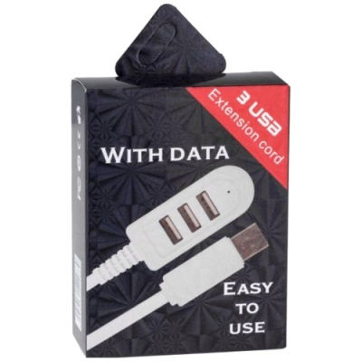 usb hub sy-h999 hi-speed 3 usb 2.0 (білий) 