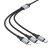 кабель hoco x102 3in1 usb - (lightning+microusb+type-c) 2.4a/1m (чорний) 