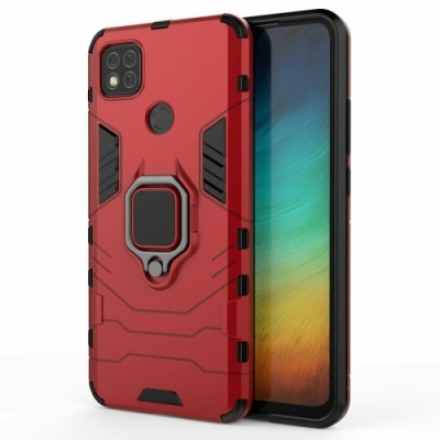 Купить чохол-накладка armor magnet для xiaomi redmi 9c/10a - red онлайн