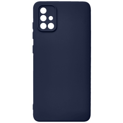 Купить чохол soft silicone case full для samsung a715 galaxy a71 (dark blue) онлайн