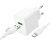 мережевий зарядний пристрій borofone bas11a 1usb/10.5w + (usb - type-c) (білий) 