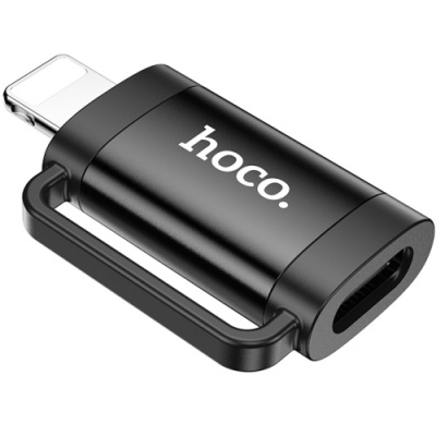 перехідник hoco ua31b lightning - type-c (чорний) 