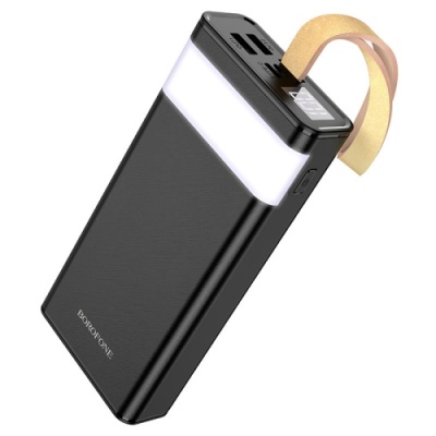 додаткова батарея power bank borofone bj18 coolmy digital display 20000 mah (чорний) 
