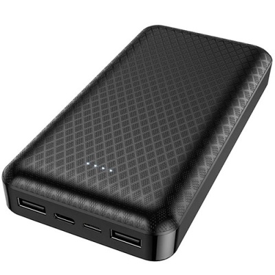 додаткова батарея power bank borofone bj3a 20000 mah (чорний) 