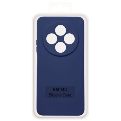 Купить чохол soft silicone case full для xiaomi redmi 14c/poco c75/redmi a4/17c (синій) онлайн