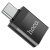перехідник hoco ua17 type-c male - usb 3.0 female (чорний) 
