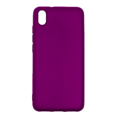 Купить силіконовий чохол soft silicone case для xiaomi redmi 7a - purple онлайн