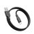кабель ridea rc-m124 soft silico usb - type-c 3a/1m (чорний) 