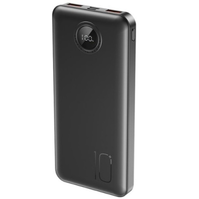 додаткова батарея power bank xo pr238 pd20w+qc22.5w 10000 mah (чорний) 