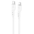 кабель hoco x97 crystal color silicone (pd) type-c - lightning 20w/3.0a/1m (білий) 