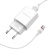 мережевий зарядний пристрій borofone ba20a 1usb/2.1a + (usb - type-c) (білий) 