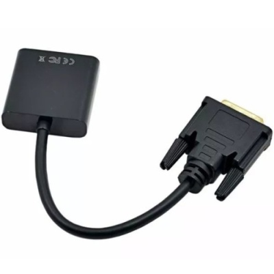 перехідник dvi - vga(f) (чорний) 0.25m 