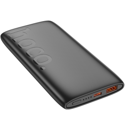 додаткова батарея power bank hoco j122 respect 22.5w+pd20w fully compatible 10000mah (чорний) 