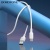 кабель borofone bx113 silicone usb - microusb 2.4a/1m (бiлий) 