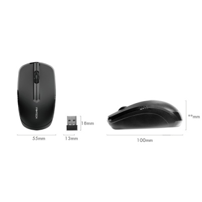 клавіатура безпровідна + миша fantech wk893 silent click (чорний) 
