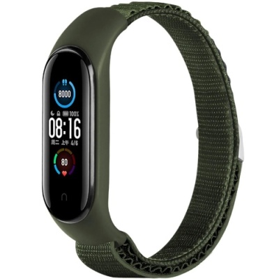 ремінець для xiaomi mi band 3/4 alpine loop (хакі) 