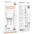 мережевий зарядний пристрій borofone ba99a 1type-c/20w/pd + (type-c - lightning) (білий) 