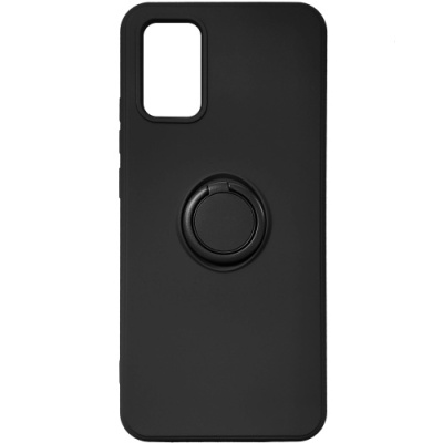 Купить силіконовий чохол soft silicone casevsmagnet ring для samsung a025 galaxy a02s - black онлайн