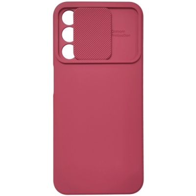 Купить силіконовий чохол soft tpu armor camshield для samsung m146 galaxy m14 5g - wine red онлайн