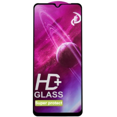 захисне скло glass full glue space для xiaomi poco c55 (чорний) 