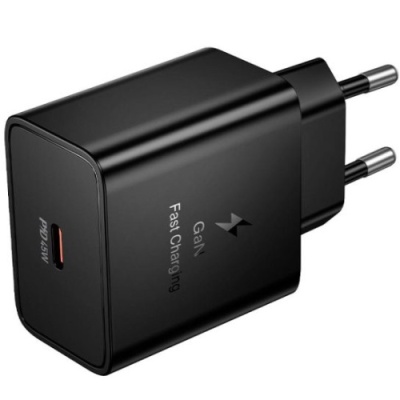 мережевий зарядний пристрій hoco n77 pd+(1type-c/45w) (чорний) 