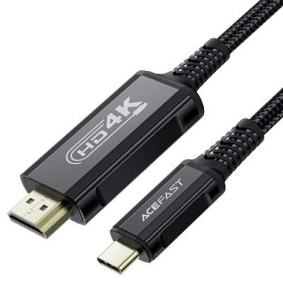 перехідник адаптер acefast c1-10 type-c - hdmi (1.8м) (чорний) 