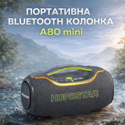 колонка hopestar a80 mini 36w (сірий) 