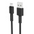 кабель borofone bx31 silicone usb - microusb 2.4a/1m (чорний) 