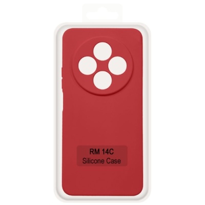 Купить чохол soft silicone case full для xiaomi redmi 14c/poco c75/redmi a4/17c (червоний) онлайн