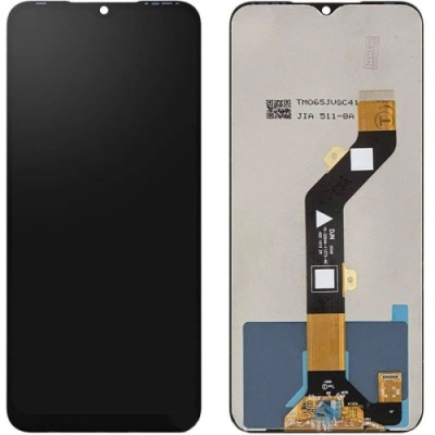 дисплей для tecno spark 8c, spark 10, hot 12i (kg5n, kg5k, kg5j, x665) з чорним тачскріном (original) prc